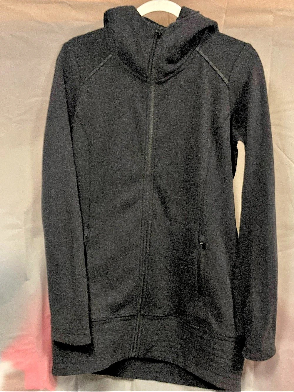 Athleta Stronger Hoodie Black Full-Zip Hoodie XS